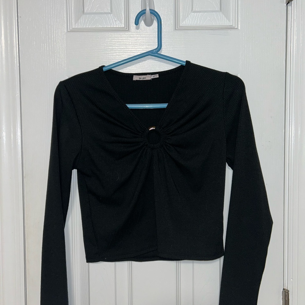 Black Long Sleeve Top